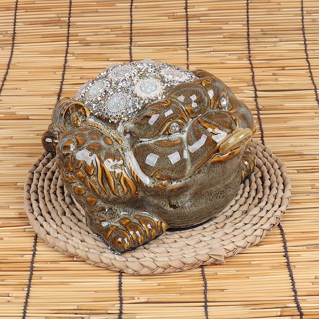 큐빅 보석 삼족 돈 두꺼비 847-3 인테리어 장식 소품